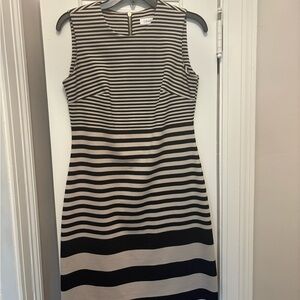 Like New Calvin Klein Stripe Dress, Size 4